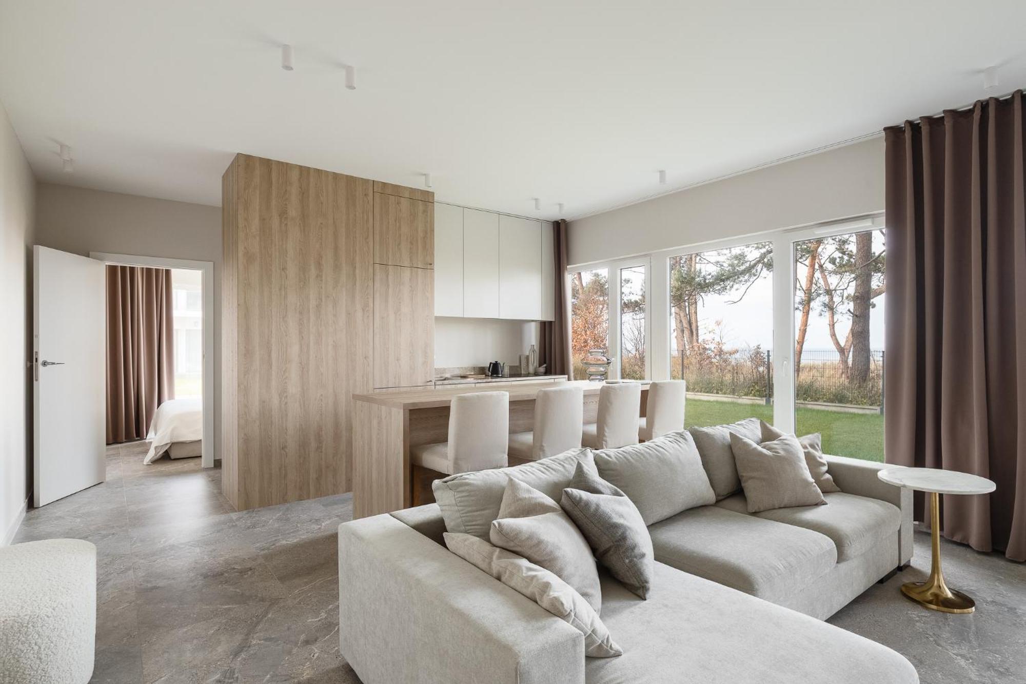 Let'S Sea - 2 Bedroom - Premium Baltic Apartment With Front Sea View Garden And Spa Access Gaski  Exterior photo