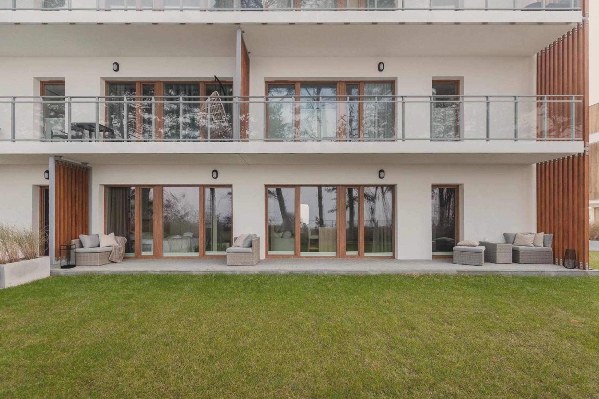 Let'S Sea - 2 Bedroom - Premium Baltic Apartment With Front Sea View Garden And Spa Access Gaski  Exterior photo